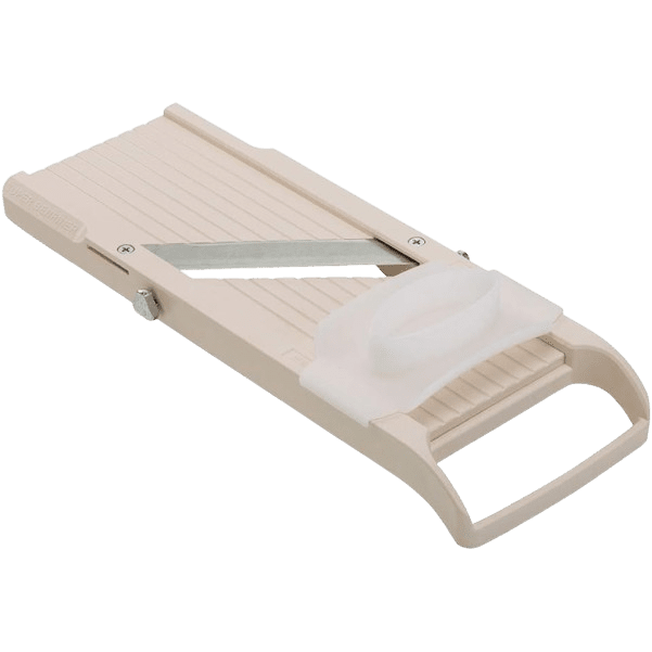 Super Standard Madoline Slicer, with with 4 Japanese Stainless Steel Blades, Almond