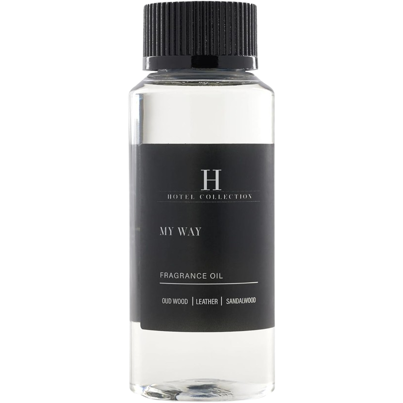 Hotel Collection - My Way Essential Oil Scent - Luxury Hotel Inspired Aromatherapy Scent Diffuser Oil - Lush Sandalwood, Warm Virginia Cedar, & Beautiful Iris - 120mL